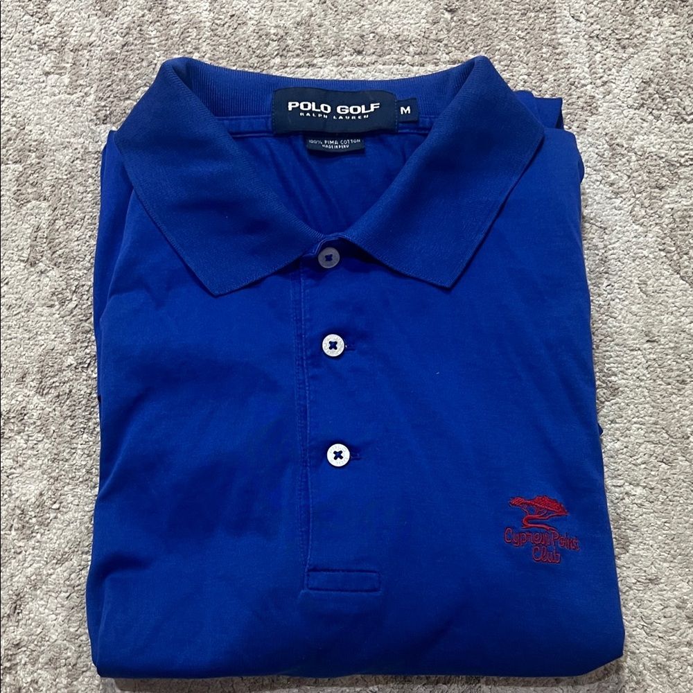 Polo Golf Men's Blue Polo Shirt from Cypress Point Golf Club